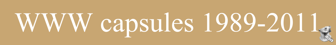 webrelics.xyz' time capsules ranging from 1989-2011